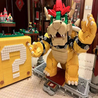 Thumbnail for Building Blocks Super Mario Movie Mighty Bowser MOC 87031 Bricks Toy - 9