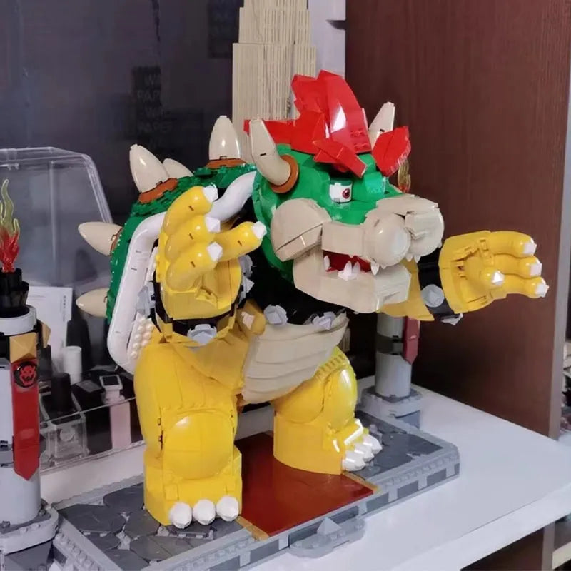 Building Blocks Super Mario Movie Mighty Bowser MOC 87031 Bricks Toy - 10