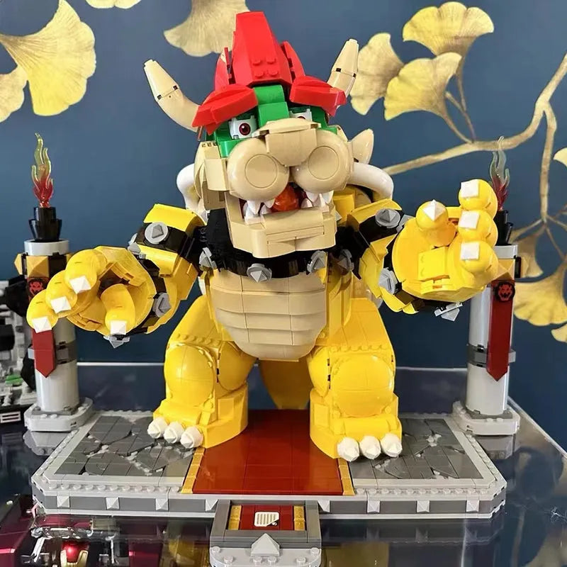 Building Blocks Super Mario Movie Mighty Bowser MOC 87031 Bricks Toy - 4