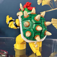 Thumbnail for Building Blocks Movie Super Mario MOC Mighty Bowser Bricks Toys - 6