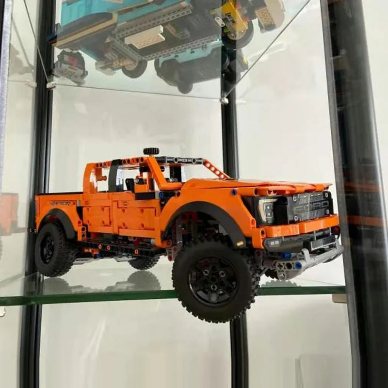 Building Blocks Tech MOC Ford Raptor F-150 Pickup Truck Bricks Toy - 9