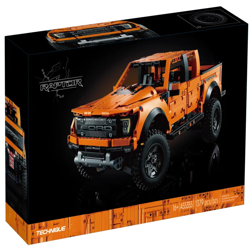 Building Blocks Tech MOC Ford Raptor F-150 Pickup Truck Bricks Toy - 2