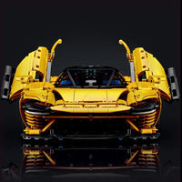 Thumbnail for Building Blocks Tech MOC Ferrari Daytona SP3 Hyper Supercar Bricks Toy - 8