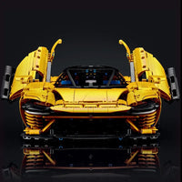 Thumbnail for Building Blocks Tech MOC Ferrari Daytona SP3 Hyper Supercar Bricks Toy Construction Set Toys - 8