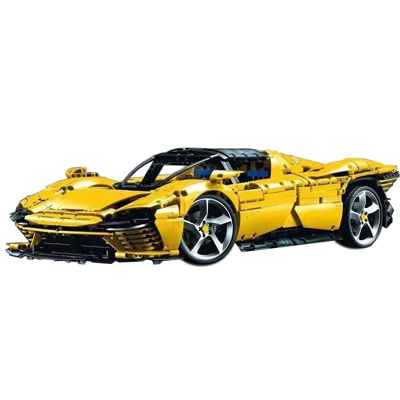 Building Blocks Tech MOC Ferrari Daytona SP3 Hyper Supercar Bricks Toy Construction Set Toys - 4