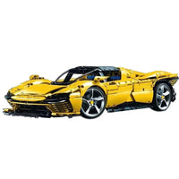 Thumbnail for Building Blocks Tech MOC Ferrari Daytona SP3 Hyper Supercar Bricks Toy - 4