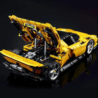 Thumbnail for Building Blocks Tech MOC Ferrari Daytona SP3 Hyper Supercar Bricks Toy - 9