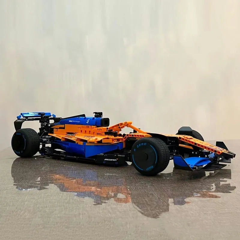 Building Blocks Tech McLaren MOC Formula 1 Racing Car Bricks Toys - 16