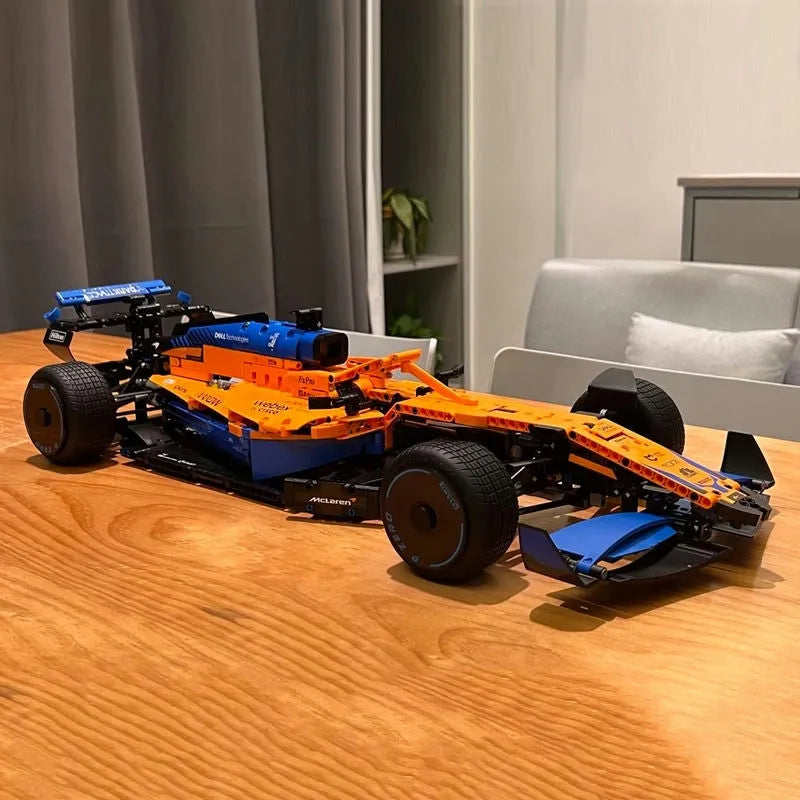 Building Blocks Tech McLaren MOC Formula 1 Racing Car Bricks Toys - 13
