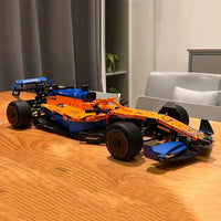Thumbnail for Building Blocks Tech McLaren MOC Formula 1 Racing Car Bricks Toys - 13