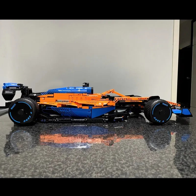 Building Blocks Tech McLaren MOC Formula 1 Racing Car Bricks Toys - 8