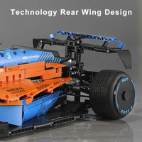 Thumbnail for Building Blocks Tech McLaren MOC Formula 1 Racing Car Bricks Toys - 6