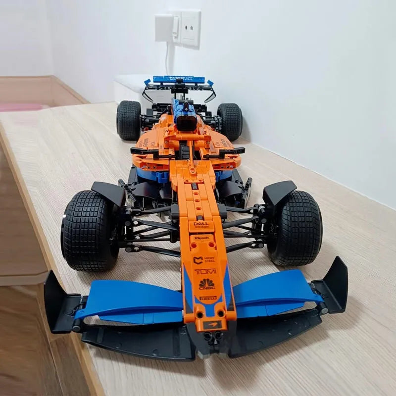 Building Blocks Tech McLaren MOC Formula 1 Racing Car Bricks Toys - 17