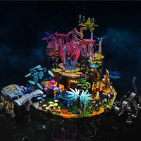 Thumbnail for Building Blocks MOC Movie Avatar Illuminated World of Pandora Bricks Toy - 9