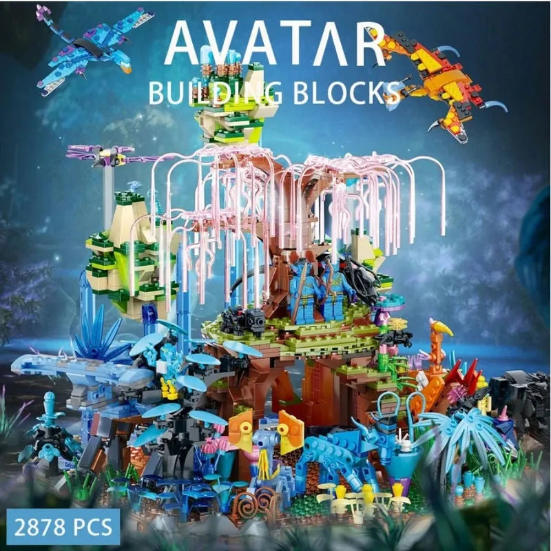 Building Blocks MOC Movie Avatar Illuminated World of Pandora Bricks Toy - 8