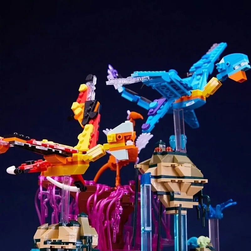 Building Blocks MOC Movie Avatar Illuminated World of Pandora Bricks Toy - 5