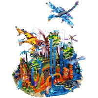 Thumbnail for Building Blocks MOC Movie Avatar Illuminated World of Pandora Bricks Toy - 1