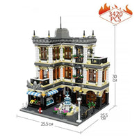Thumbnail for Building Blocks Creator Street Expert City Fountain Square Bricks Toy EU Construction Set Toys - 9