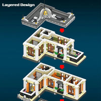 Thumbnail for Building Blocks Creator Street Expert City Fountain Square Bricks Toy EU Construction Set Toys - 6