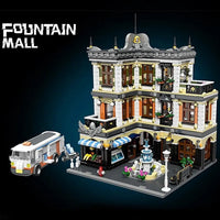Thumbnail for Building Blocks Creator Street Expert City Fountain Square Bricks Toy EU Construction Set Toys - 3