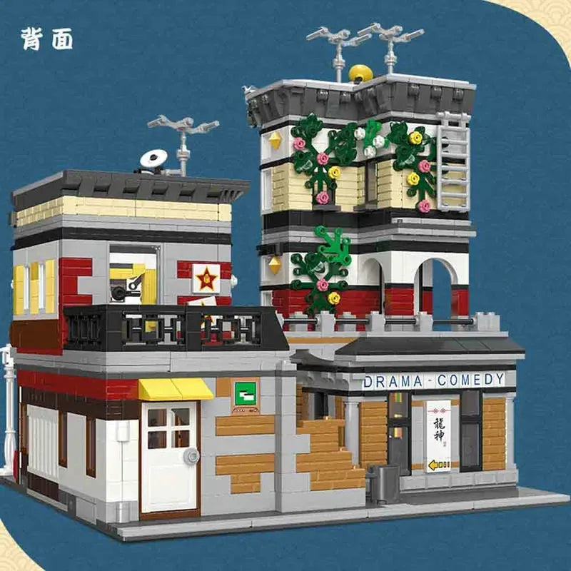 Building Blocks Creator Expert MOC City Sushi Corner Shop Bricks Toys Construction Set Toys - 5