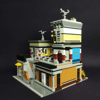 Thumbnail for Building Blocks Creator Expert MOC City Sushi Corner Shop Bricks Toys Construction Set Toys - 9