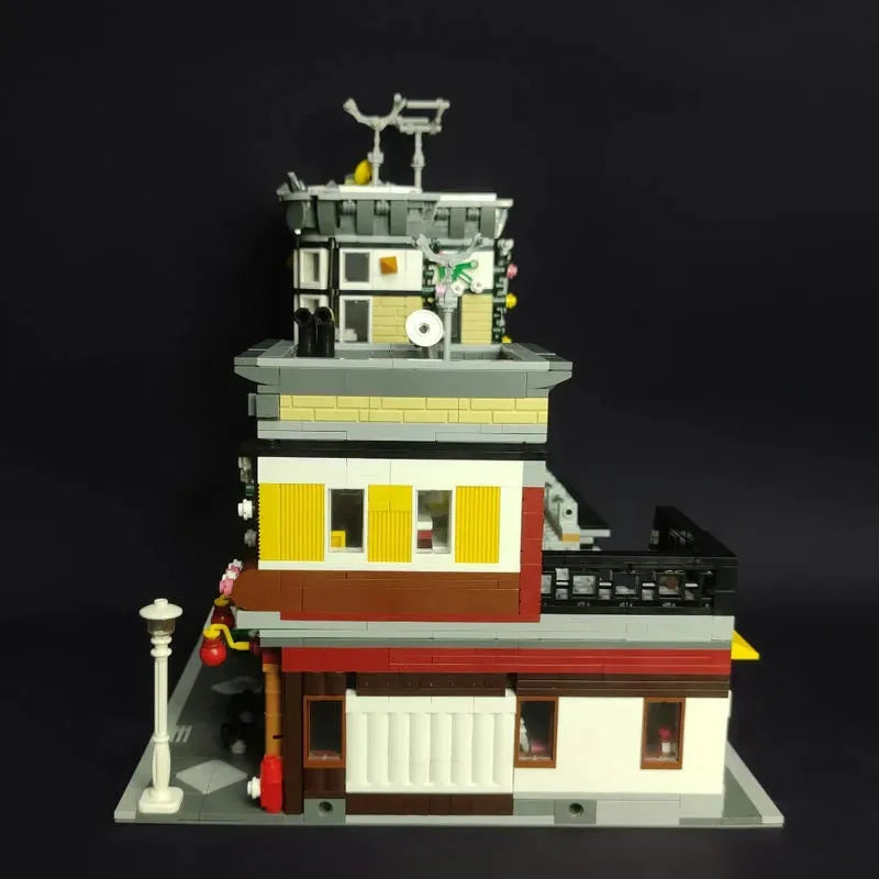Building Blocks Creator Expert MOC City Sushi Corner Shop Bricks Toys - 12
