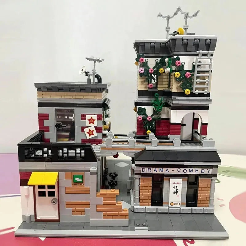 Building Blocks Creator Expert MOC City Sushi Corner Shop Bricks Toys Construction Set Toys - 16