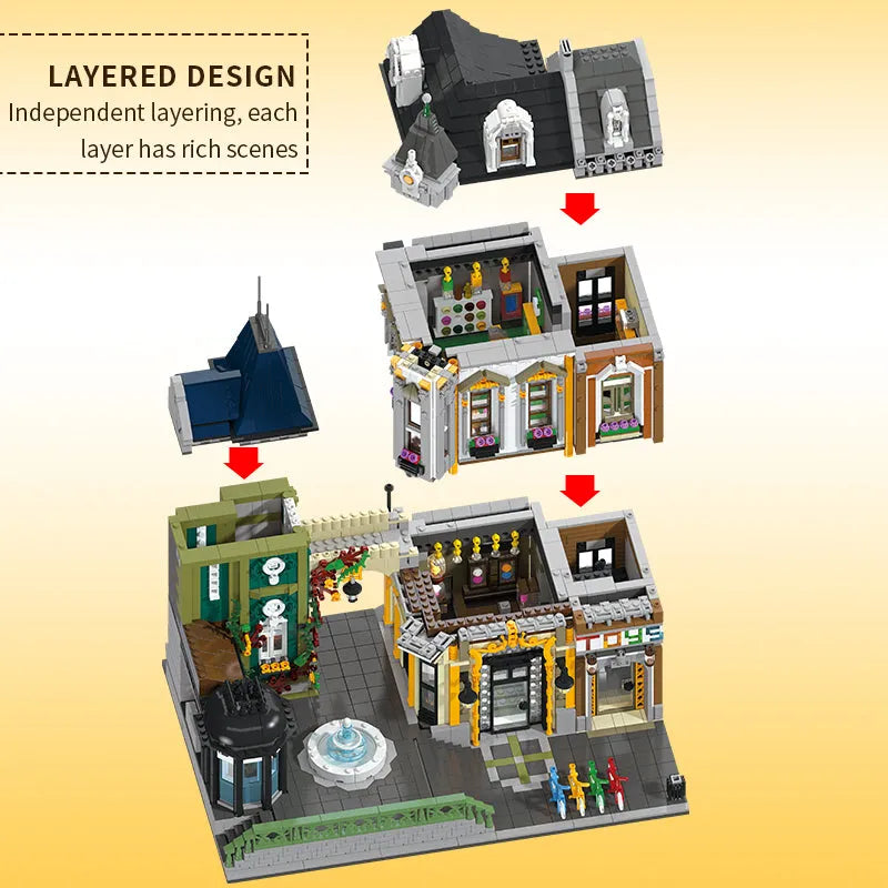 Building Blocks Creator Expert City MOC Toys Store Bricks - 5