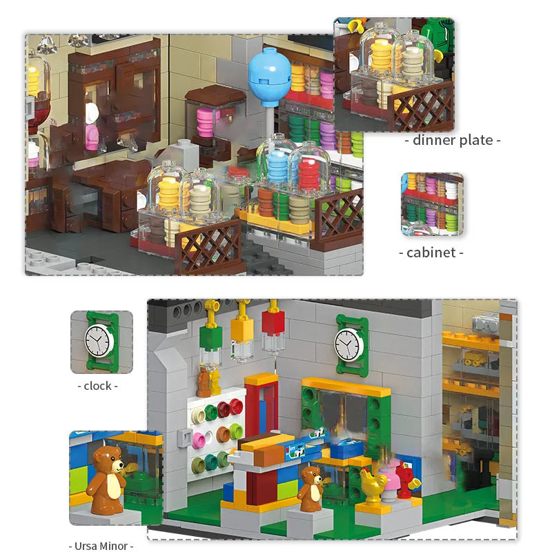 Building Blocks Creator Expert City MOC Toys Store Bricks - 9