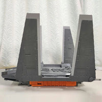 Thumbnail for Building Blocks Star Wars Rogue MOC Cargo Shuttle Space Ship Bricks Toy - 7
