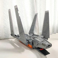 Thumbnail for Building Blocks Star Wars Rogue MOC Cargo Shuttle Space Ship Bricks Toy - 6