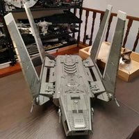 Thumbnail for Building Blocks Star Wars Rogue MOC Cargo Shuttle Space Ship Bricks Toy - 15