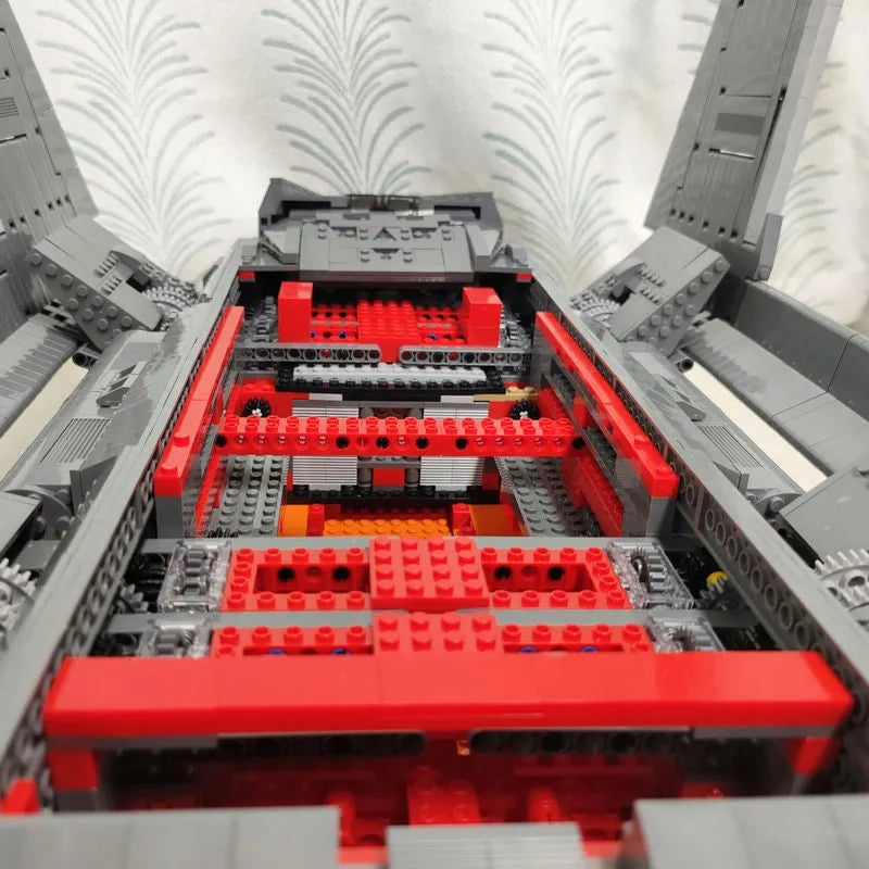 Building Blocks Star Wars Rogue MOC Cargo Shuttle Space Ship Bricks Toy - 13