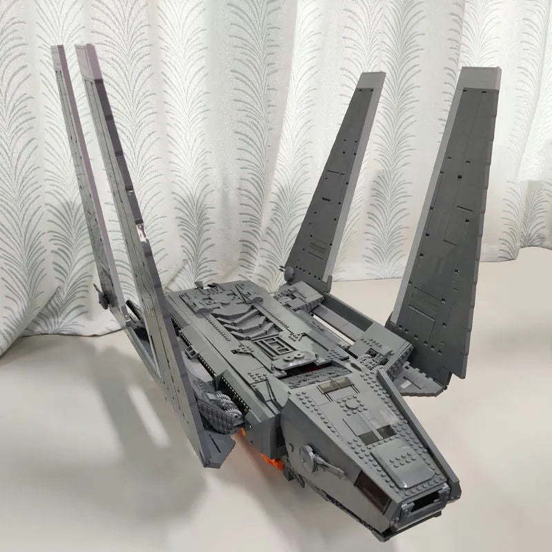 Building Blocks Star Wars Rogue MOC Cargo Shuttle Space Ship Bricks Toy - 4