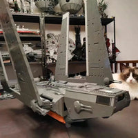 Thumbnail for Building Blocks Star Wars Rogue MOC Cargo Shuttle Space Ship Bricks Toy - 14