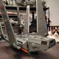 Thumbnail for Building Blocks Star Wars Rogue MOC Cargo Shuttle Space Ship Bricks Toy - 14