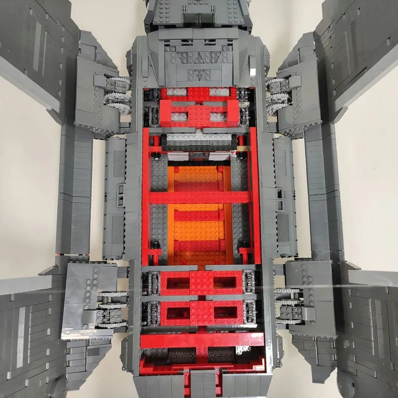 Building Blocks Star Wars Rogue MOC Cargo Shuttle Space Ship Bricks Toy - 11