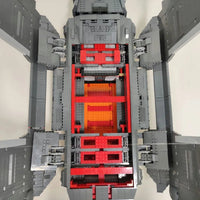 Thumbnail for Building Blocks Star Wars Rogue MOC Cargo Shuttle Space Ship Bricks Toy - 11