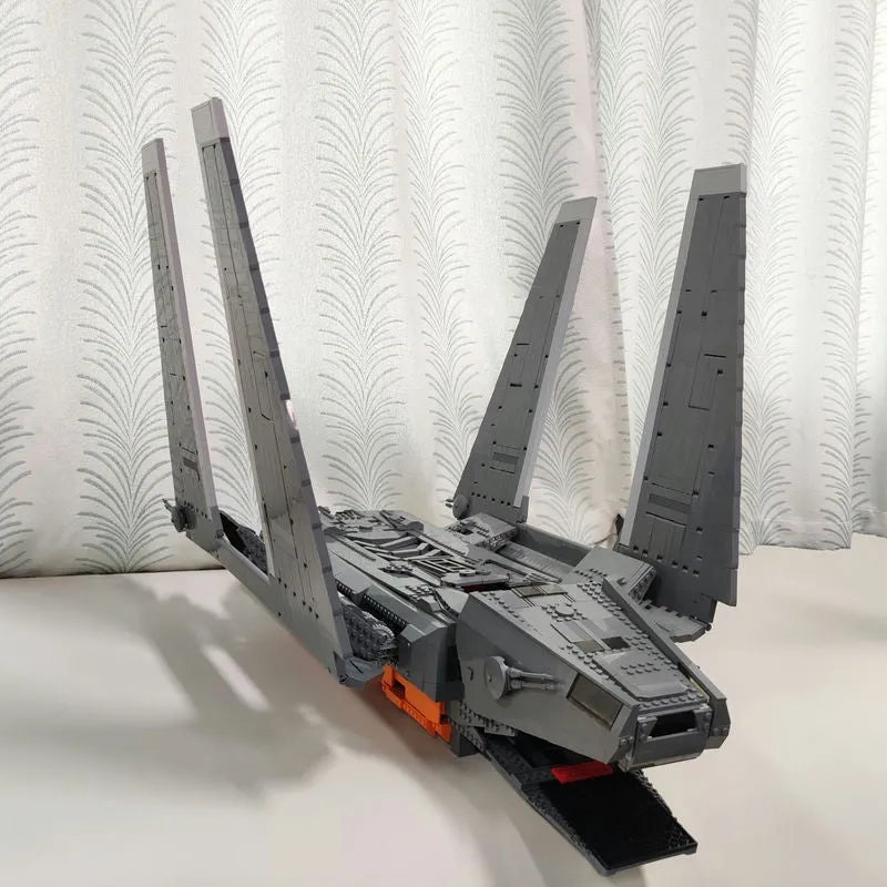 Building Blocks Star Wars Rogue MOC Cargo Shuttle Space Ship Bricks Toy - 5