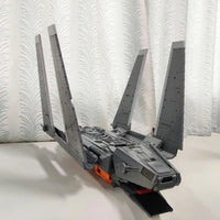 Thumbnail for Building Blocks Star Wars Rogue MOC Cargo Shuttle Space Ship Bricks Toy - 5