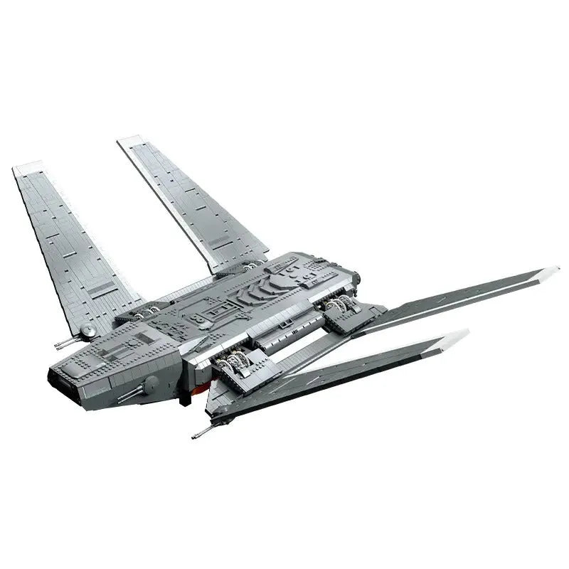 Building Blocks Star Wars Rogue MOC Cargo Shuttle Space Ship Bricks Toy - 2