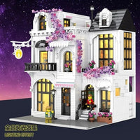 Thumbnail for Building Blocks Creator Expert European City Garden Flower Store Bricks Toy Construction Set Toys - 3