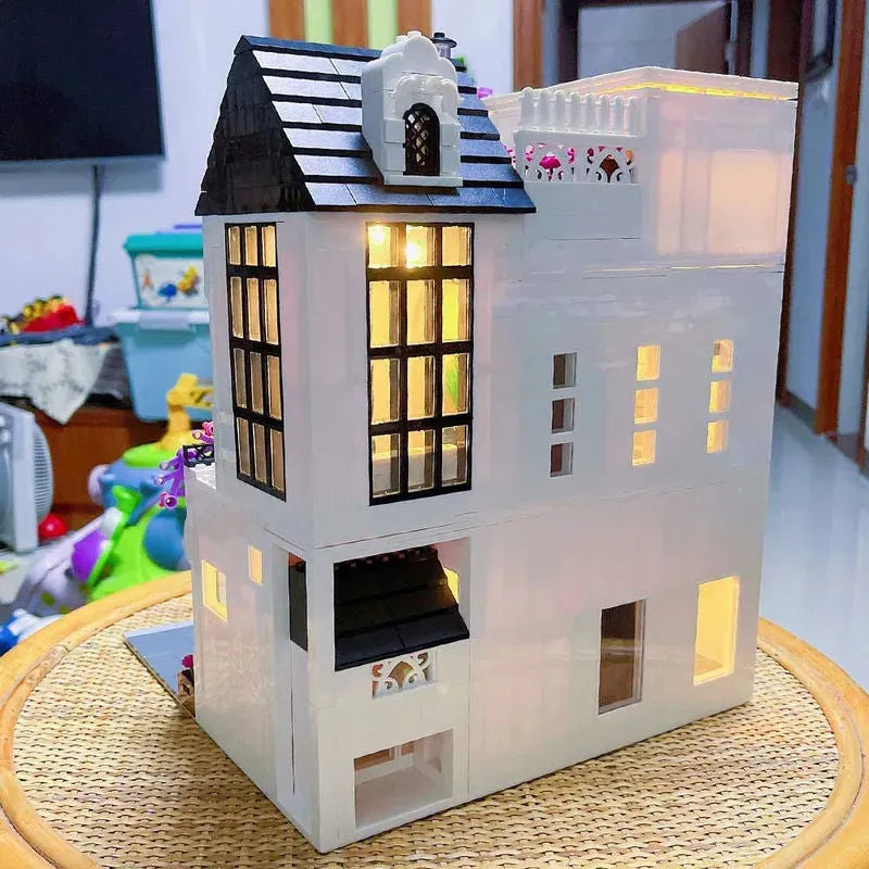 Building Blocks Creator Expert European City Garden Flower Store Bricks Toy Construction Set Toys - 12