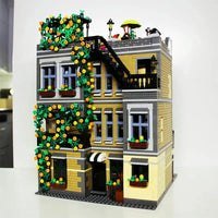 Thumbnail for Building Blocks Expert MOC 89107 Lion Pub Club Bricks House Kids Toys - 19