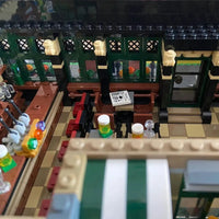 Thumbnail for Building Blocks Expert MOC 89107 Lion Pub Club Bricks House Kids Toys - 20