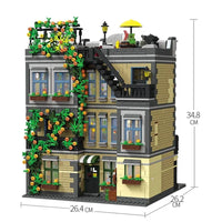 Thumbnail for Building Blocks Expert MOC 89107 Lion Pub Club Bricks House Kids Toys - 21