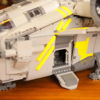 Thumbnail for Building Blocks Star Wars UCS MOC The Razor Crest Bricks Toy - 12