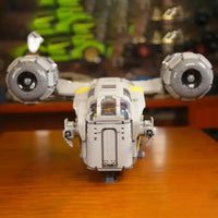Thumbnail for Building Blocks Star Wars UCS MOC The Razor Crest Bricks Toy - 16
