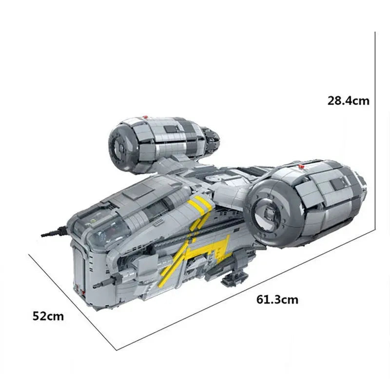 Building Blocks Star Wars UCS MOC The Razor Crest Bricks Toy - 9